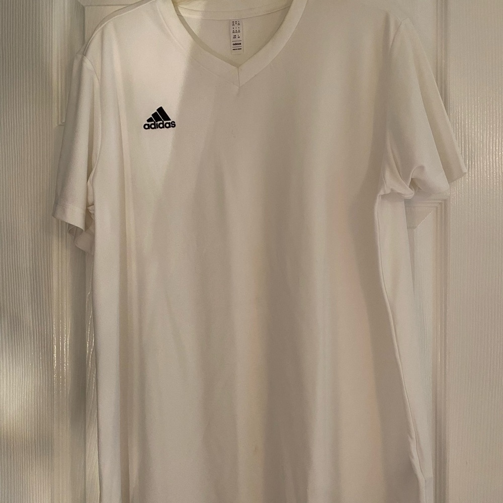 Adidas Originals White Short Sleeve Tee Essential